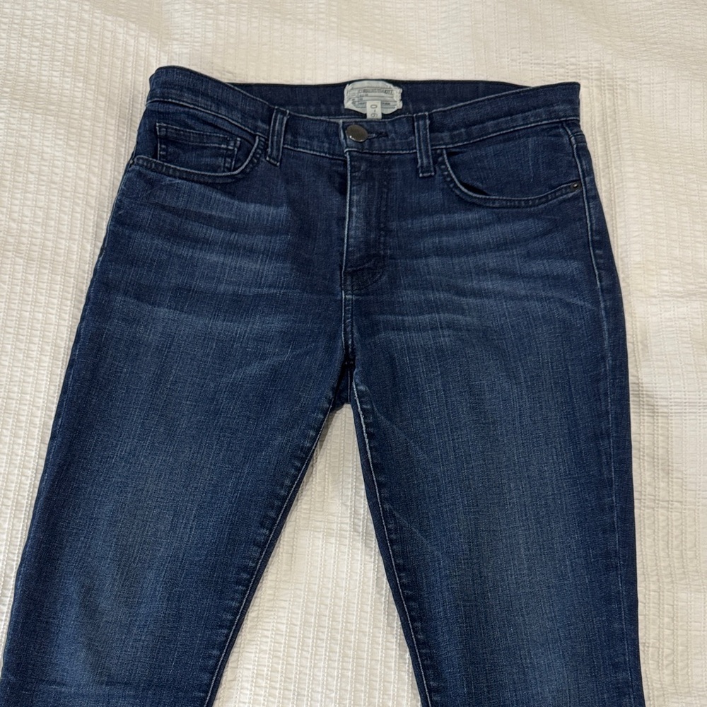 Current/Elliott Dark Blue Denim Jeans